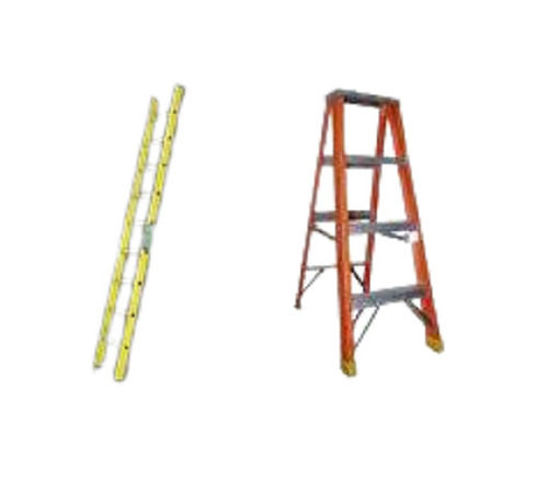 Portable Color-Coated One And Two Side Step Frp Ladder For Industrial