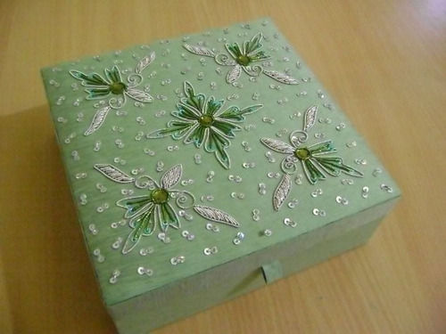 Zari Work Jewellery Box