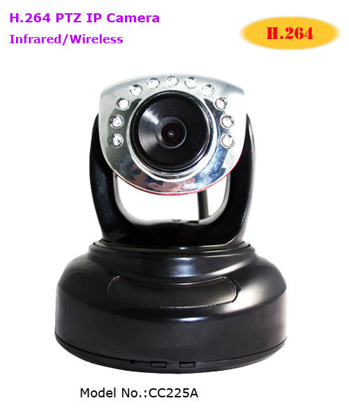 H.264 Wireless Infrared Pan/Tilt IP Camera