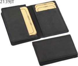 Black Leather Credit Card Holder