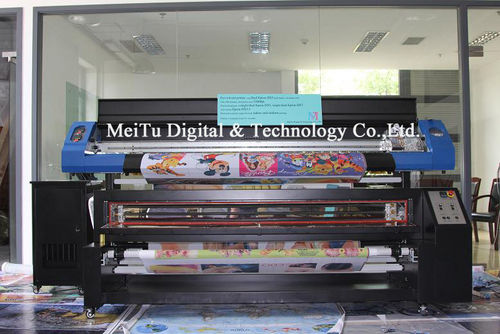 Textile Printer With Sublimation Ink And Reactive Ink