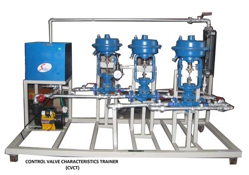 Control Valve Characteristics Trainer - PP and SS Sump Tank, Pneumatic Operation with 1/2" Ball Valve and Control Valves | Compact Ergonomic Design, Robust Structure, User-Friendly Systems, Comprehensive Training Manual