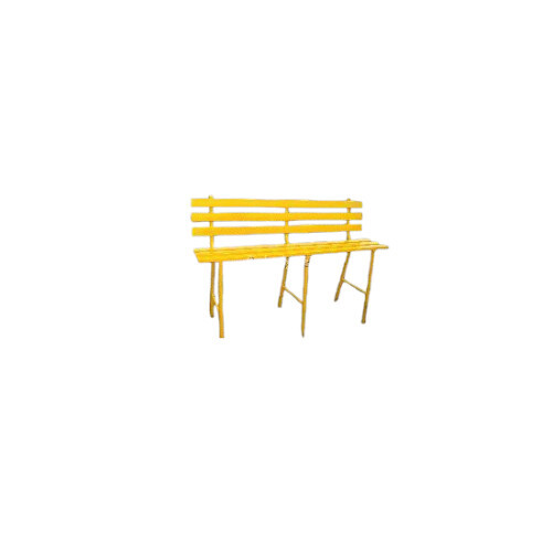 Steel Park Bench - Steel Material , Colorful Design for Kids' Entertainment and Easy Assembly