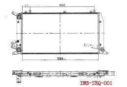 Auto Radiator For AUDI 80