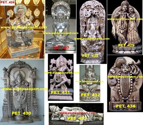 Silver God Statue And Idols