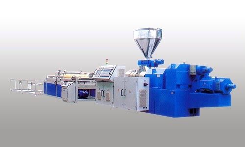 PC Plastic Hollow Cross Section Plate Extrusion Line