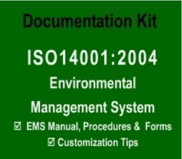 ISO14001:2004 Documentation Kit (in Word / Excel Format) By SIRWILL SOFTWARE PRIVATE LIMITED