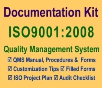 Iso9001:2008 Documentation Kit (In Word / Excel Format) By SIRWILL SOFTWARE PRIVATE LIMITED