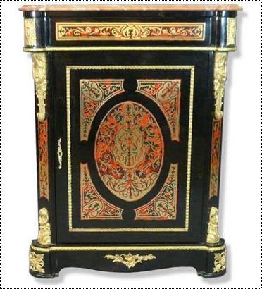 Magnificent French Antique Boulle Regency Style Gilt-Bronze