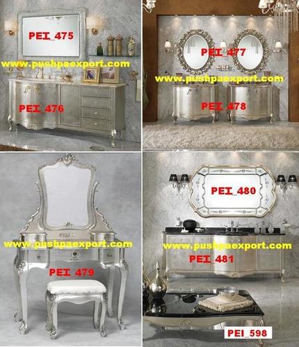 White Metal Mirror Frames