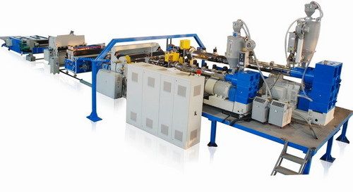 Wood And Plastic Sheet Production Line