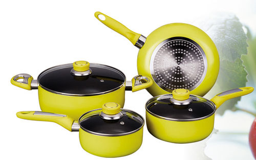 7 Pcs Aluminum Non-stick Cookware Set