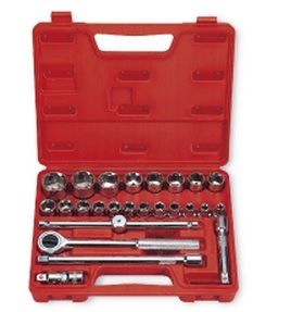 1/2 Inch Drive Metric Socket Set 25pcs