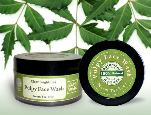 Ayurvedic Clear Brightness Pulpy Face Wash With Neem And Tea Tree