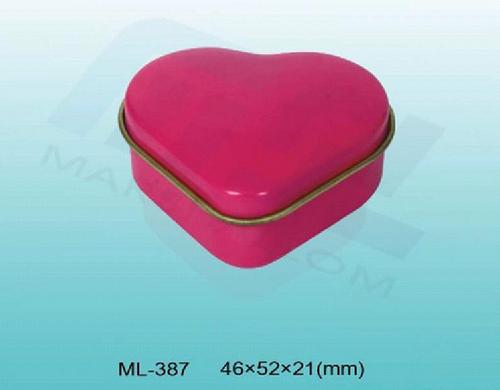 Heart Shape Tin Box