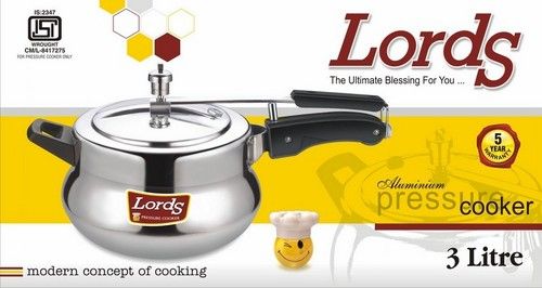 Pressure Cookers (Lords Haandi Cooker) Body Thickness: All