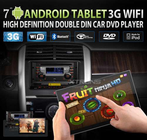 7a  Android Tablet 3g Wifi Double Din Car Gps Dvd Player