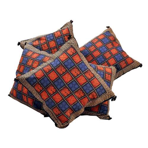 Handblock Bagru Designer Cotton Cushion Cover Set