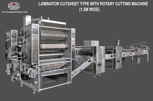 Semi Automatic Cutsheet Type Dough Laminating Machine