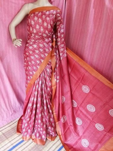 Pink Ladies Silk Saree