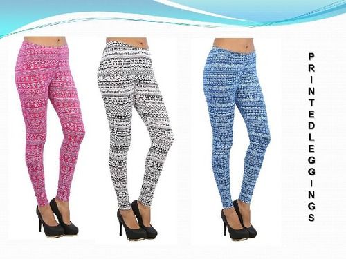 Block Printed Leggings