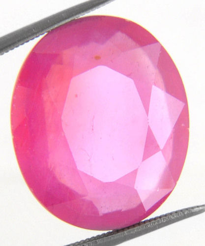 Oval Cut 8.25 Ratti+ Igli Certified Precious Ruby Gemstone