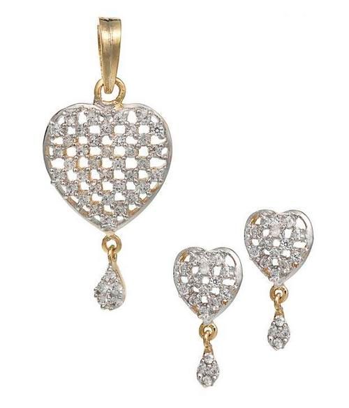 Amazing Heart Ad Pendant Set