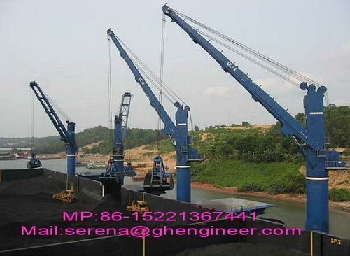 120T Wire Luffing Marine Crane