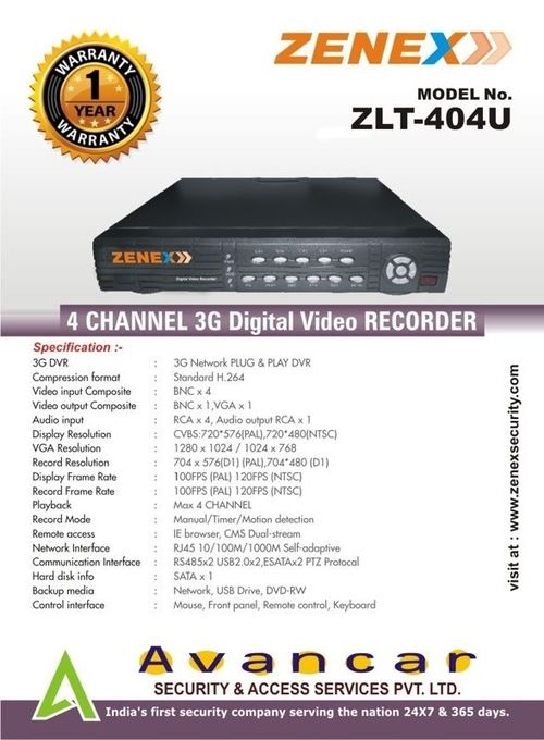 4 CH Network DVR