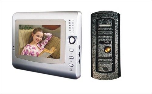 7 Inch Video Door Phone For Villa With Pin Hole Camera