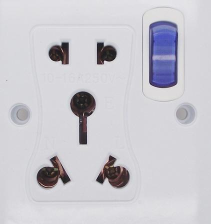 1 Gang Wall Socket And Switch