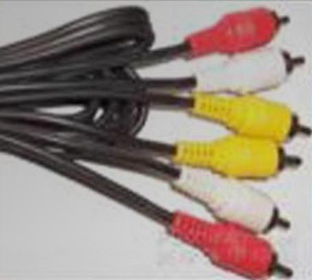 3Rca To 3Rca Audio Cable For Dvd And Tv