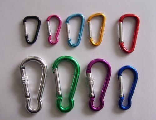 Aluminum Carabiner With Key Ring By Guangzhou Huisheng Metal Accessorie Manufactory