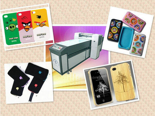 A1/YD-7880 Phone Cover Printer with 8 Color Cartridge