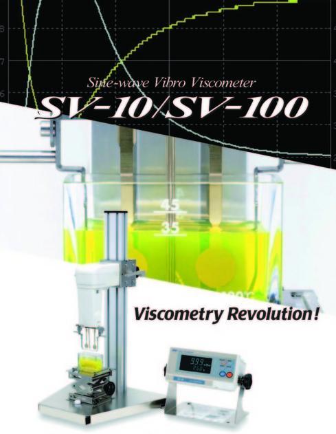 And Sine Wave Vibro Viscometer