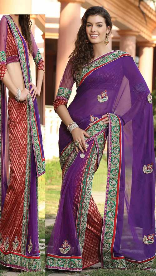 Sai Fashion Enterprise - How to Drape Lehenga Style Saree 1. Start by  tucking the Saree starting from center back only until right side of the  waist. 2. Make pleats measuring a