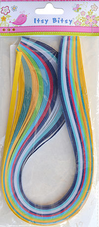 Quilling Strips (10mm Multi-1 100pc Pbhc Ib)