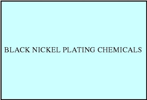 Black Nickel Plating Chemicals