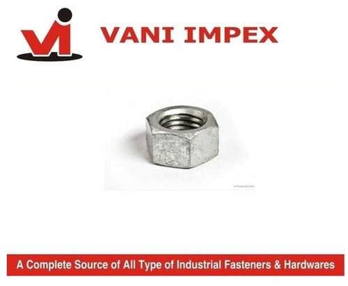 Heavy Hex Nut - Precision Engineered, Rust Resistant, Silver Finish, Customizable Dimensions, Superior Durability