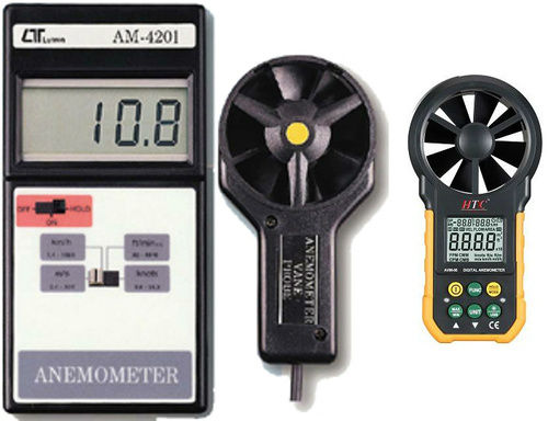 Digital Portable Anemo Meters Range: 0 To 30 M/S