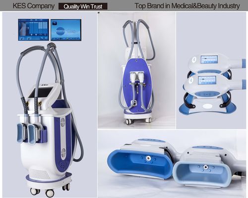 White And Blue Rf Body Slimming Machine