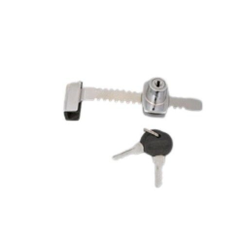 Silver Metal Lock For Glass Doors