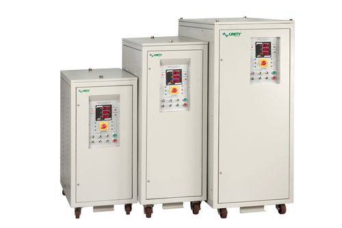 Servo Controlled Voltage Stabilizer - Single Phase 5-25 KVA, Three Phase 10-250 KVA | Instant Response, Digital Metering System, High Efficiency Over 98%