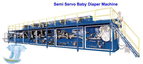  सेमी सर्वो बेबी डायपर मशीन 