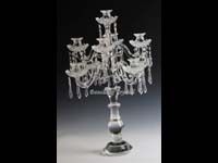 Antique 9-Arms Crystal Candelabra Candle Holder (Bs-Ch051)