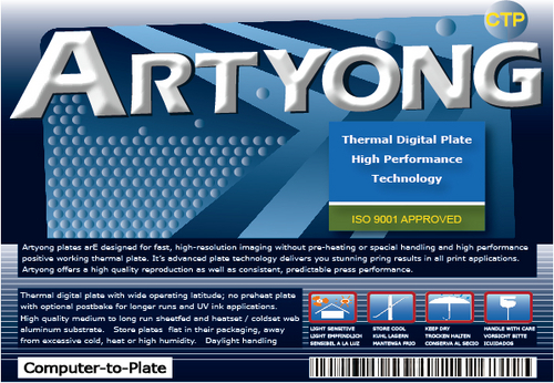 ArtYong Thermal CTP Plate