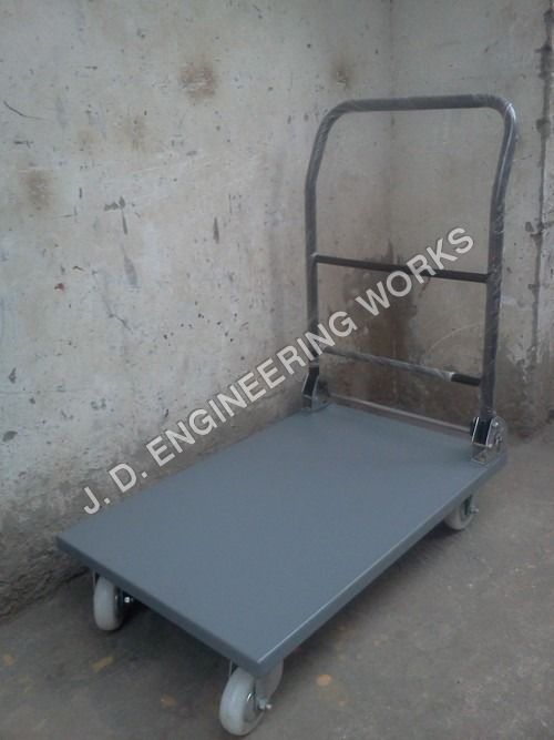 Wheeled Platform Trolley - High Quality Steel, Custom Sizes & Colors, Epoxy Powder Coated Finish - Ideal For Industrial, Commercial & Domestic Handling