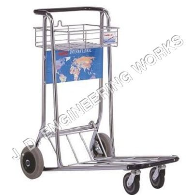 Stainless Steel Luggage Trolley