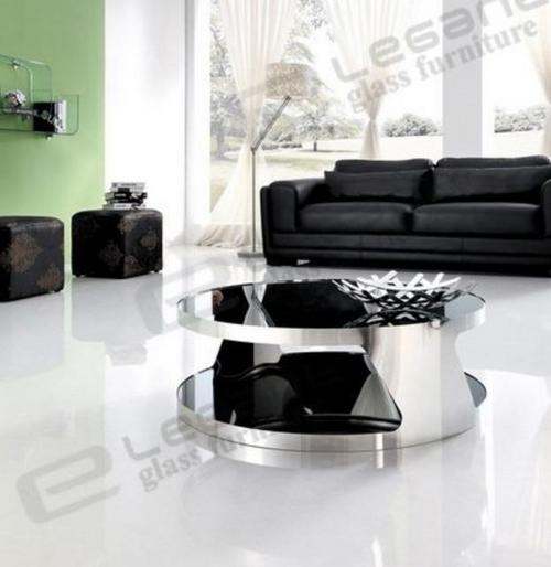 Glass Top Round Coffee Table Ca207