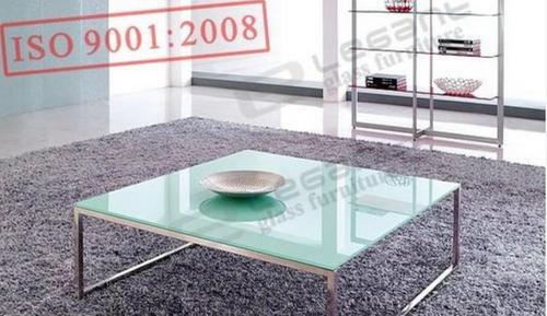  स्क्वायर ग्लास कॉफी टेबल CA361 